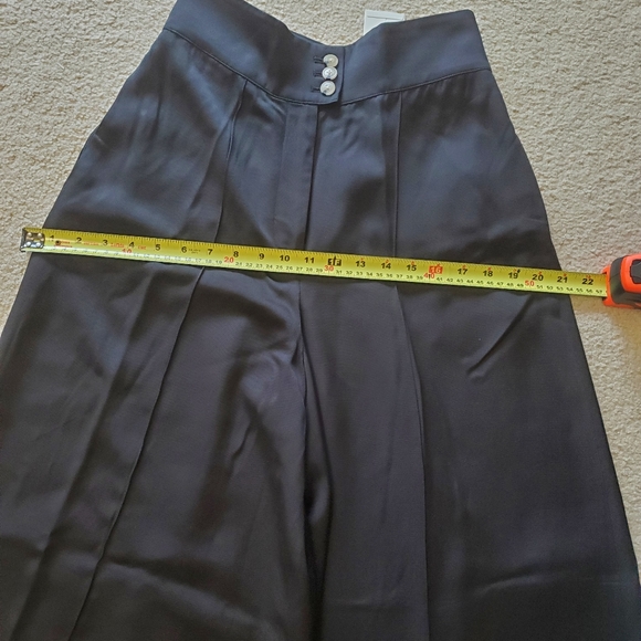 Brand new with tags. Club Monaco wide black silk pants - Picture 9 of 11
